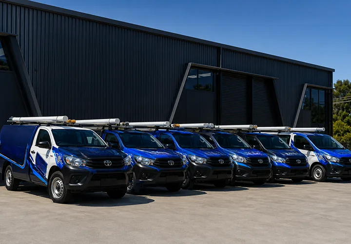 The van fleet that covers Luddenham